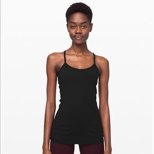 Lululemon Power Y Tank top in charcoal. Size 6